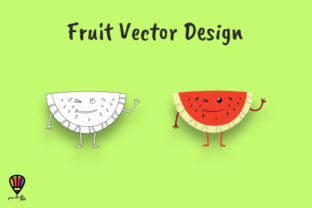 Download Cartoon Watermelon Vector Illustration - Illustration Collection