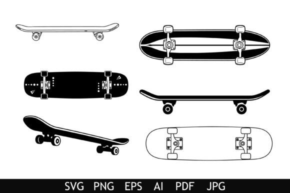 Download Minimal Skateboard Vector Pack - Boar Collection