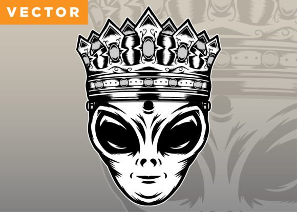 Download King Alien Illustration - Illustration Collection