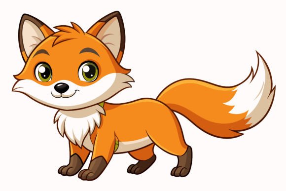 Download Cute-baby-fox Vector Illustration - Illustration Collection