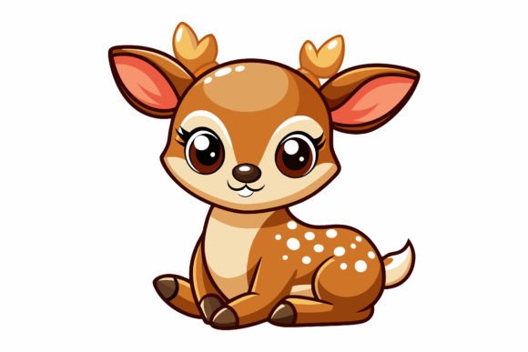 Download Cute-baby-deer Vector Illustration - Illustration Collection