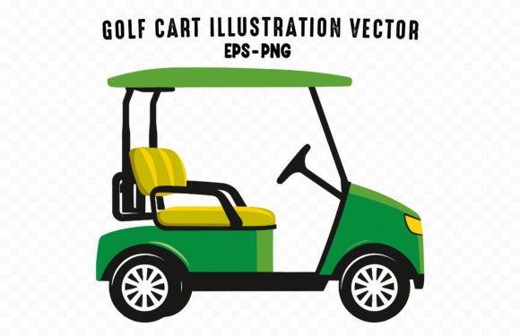 Download Golf Cart Illustration, Club Car Vector - Illustration Collection