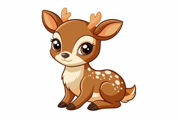 Download Cute-baby-deer Vector Illustration - Illustration Collection