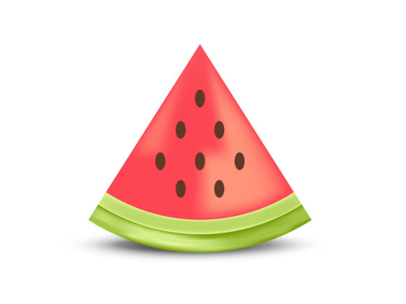 Download Slice Watermelon Vector Illustration - Illustration Collection