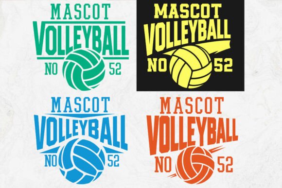 Download Volleyball Mascot SVG Design, Volleyball - Svg Collection