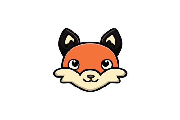 Download Cute Face Fox Vector Illustration - Illustration Collection