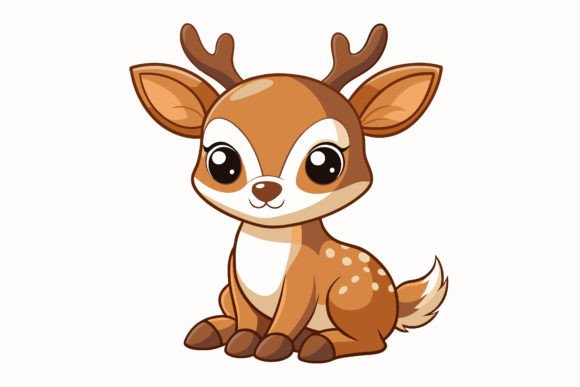 Download Cute-baby-deer Vector Illustration - Illustration Collection