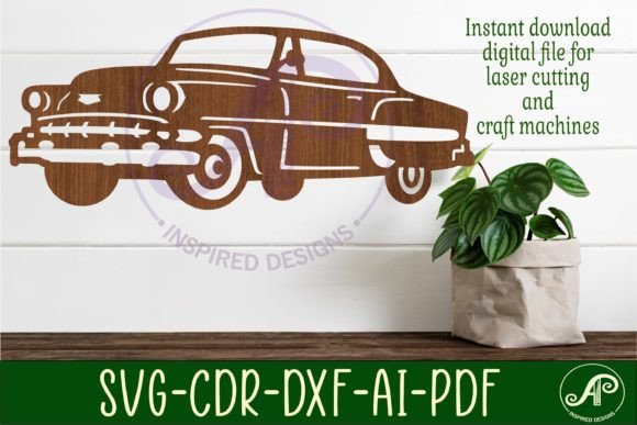 Download Classic Car Wall Sign Design 1, SVG File - Svg Collection