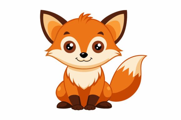 Download Cute-baby-fox Vector Illustration - Illustration Collection