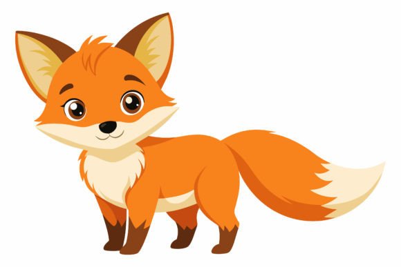 Download Baby Fox Vector Illustration Design - Illustration Collection
