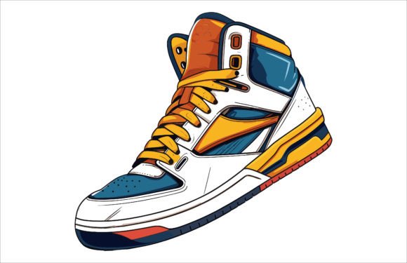 Download Basketball Shoes Vector Illustration - Illustration Collection