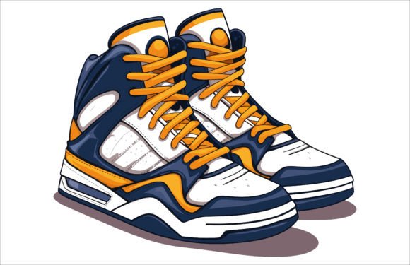 Download Basketball Shoes Vector Illustration - Illustration Collection