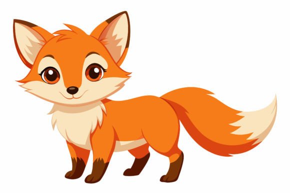 Download Baby Fox Vector Illustration Design - Illustration Collection