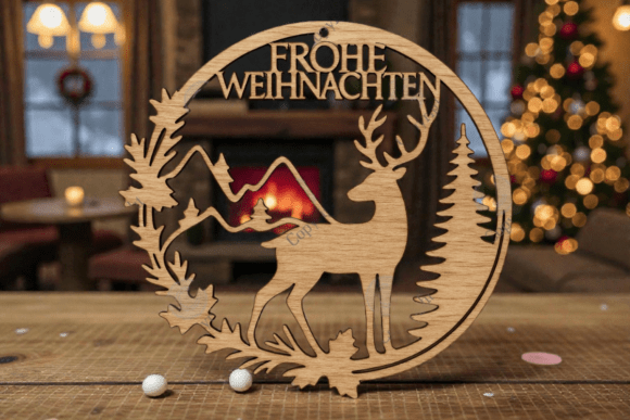 Download Deer Christmas Wreath SVG - Deer christmas Collection