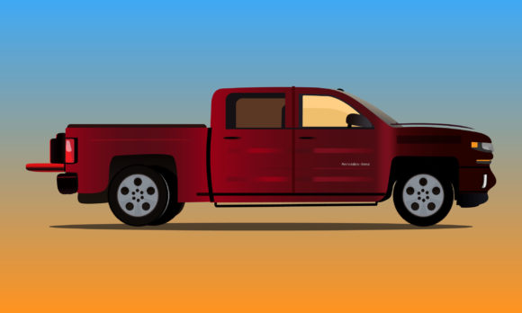 Download Vehicle Pickup Van Vector Illustration - Illustration Collection