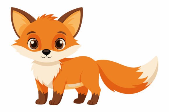 Download Baby Fox Vector Illustration Design - Illustration Collection