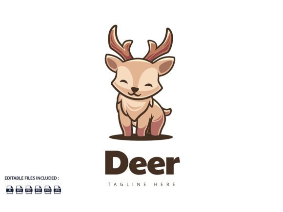 Download Deer Cartoon Illustration Logo - Illustration Collection