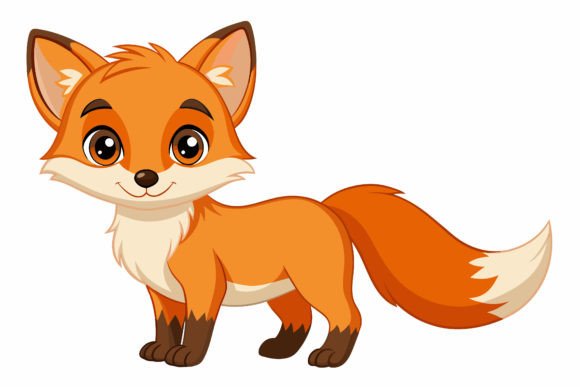 Download Baby Fox Vector Illustration Design - Illustration Collection