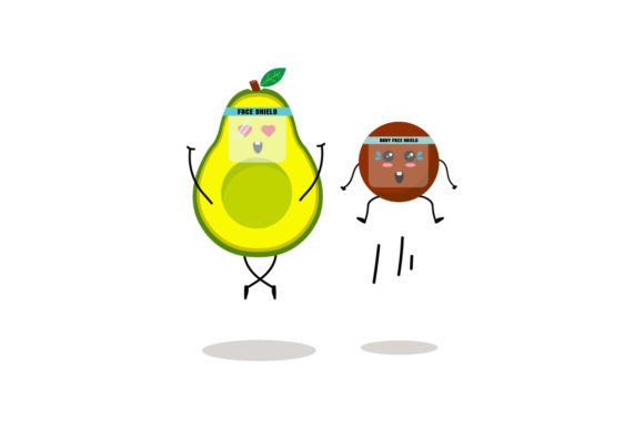 Download Kawaii Fruit Cute Avocado Illustration - Illustration Collection